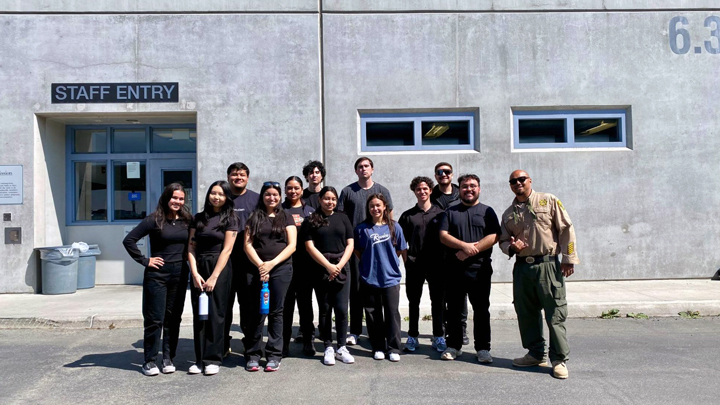 SDSU Students visit and tour the Richard J Donovan Correctional Facility
