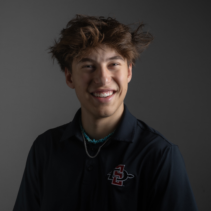 Nicholas Felix, a San Diego State senior in Criminal Justice, has excelled in leadership, research, and service—completing over 290 hours of community work and serving in numerous campus roles.